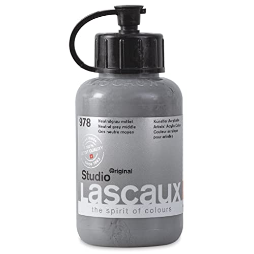 Lascaux : Studio : 85ml : Neutral Grey Middle von Lascaux