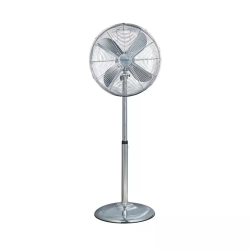 Laser Plus Ventilator/Standventilator NORDWIND 40 cm | 50 W | 3 Geschwindigkeitseinstellungen | Schwenkfunktion | Metallausführung | Höhenverstellbar – Silber Laser Plus Ventilator/Standventilator NORDWIND 40 cm | 50 W | 3 Geschwindigkeitseinstellungen | Schwenkfunktion | Metallausführung | Höhenverstellbar – Silber von Laser Plus
