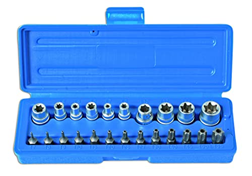 Laser 3081 Star Socket & Bit Set 1/4"D, 3/8"D 23pc Laser 3081 Star Socket & Bit Set 1/4"D, 3/8"D 23pc von Laser