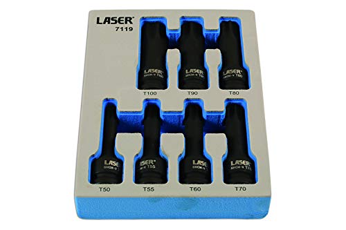 Laser 7119 Star Impact Bit-Set, sortiert von Laser