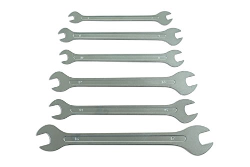 Ultra-dünnes Laser-6788-Maulschlüssel-Set – Silber (6-teilig) von Laser