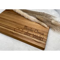 Beste Oma Der Welt Frühstücksbrettchen/Vesperbrettchen Aus Akazienholz Beste Oma Der Welt Frühstücksbrettchen/Vesperbrettchen Aus Akazienholz von LaserArtFactory