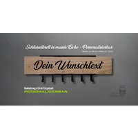 Personalisiertes Holz Schlüsselbrett/Türschild Incl. Halterung - Unikat Aus Massiver Eiche Geschenk Deko Ambiente Personalisierbar Personalisiertes Holz Schlüsselbrett/Türschild Incl. Halterung - Unikat Aus Massiver Eiche Geschenk Deko Ambiente Personalisierbar von LaserArtHolz