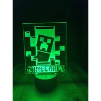 Creeper Nachtlicht von LaserCuttingNDesign