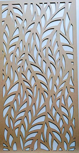 LaserKris Dekoratives Sichtschutzgitter für Heizkörper, 3 mm dicke MDF-Platte (1200 mm x 620 mm), L4 Muster von laserkris