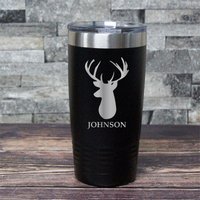 Personalisierter Hirschbecher Thermobecher Mit Gravur Personalisierter Hirschbecher Thermobecher Mit Gravur von LaserPrintCo