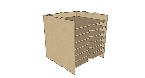 Papier-Ablageboxen für den Schreibtisch 30,5 cm x 30,5 cm von LaserSmith