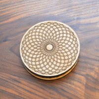 Lasertrees - Lt40039 Tube Torus 3.5" Oder 4" Untersetzer Heilige Geometrie Wohnkultur von LaserTrees