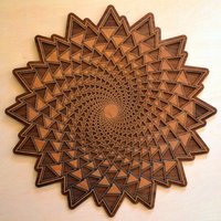 Organic Spiral Vortex 14 "Lasergeschnittene Holzwandkunst - Aus Holz Wohnzimmer Wohnkultur Yoga Meditation Fibonacci Heilige Geometrie Bewusst." Organic Spiral Vortex 14 "Lasergeschnittene Holzwandkunst - Aus Holz Wohnzimmer Wohnkultur Yoga Meditation Fibonacci Heilige Geometrie Bewusst." von LaserTrees