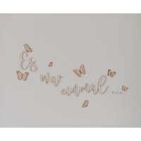 Schriftzug "Es War Einmal" Inkl. 7 Schmetterlinge & Wandbefestigung - Es Einmal Holzwandschild Aus Holz Schriftzug "Es War Einmal" Inkl. 7 Schmetterlinge & Wandbefestigung - Es Einmal Holzwandschild Aus Holz von LaserWerkeEmari