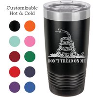 Dont Trete Auf Mich 2. Änderung Gadsden Flagge Tumbler Don't Tread von LaserWorksIL