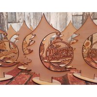 Holz-stand-Up-Kugelhalter Und Kugel Bei Bedarf von LaserXdesigns
