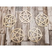 Pentagramm Untersetzer von LaserXdesigns