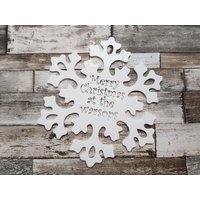 Riesige Acryl Personalisierte Schneeflocke von LaserXdesigns