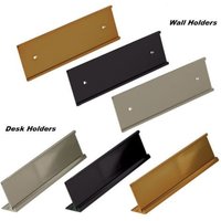 Schreibtisch - Oder Wandhalter | 2 "x10" Für Gravierte Schilder von Lasercrafting