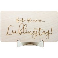 Holzbrett Mit Gravur "Heute Ist Mein Lieblingstag" von LasercreaSandrine