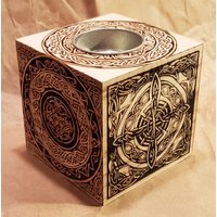 Teelichthalter Aus Holz Viking von LasergravurenShop