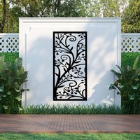 Blumen Wand Panel, Metall Kunst, Garten Sichtschutz, Dekor von LaserhutGifts