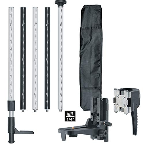 LASERLINER - TelePod Plus 330 cm - Teleskop-Befestigungsstock - 1/4 Zoll Befestigungshalterung - Robustes Aluminium - Höhenverstellbar bis 330 cm von Laserliner
