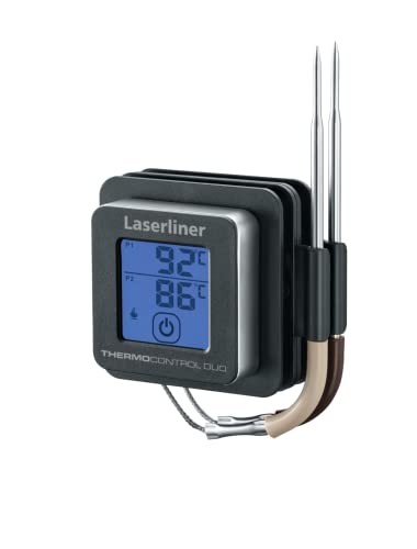 Laserliner - ThermoControl Duo - Fleischthermometer - Thermometer mit 2 Sonden - 350 °C von Laserliner
