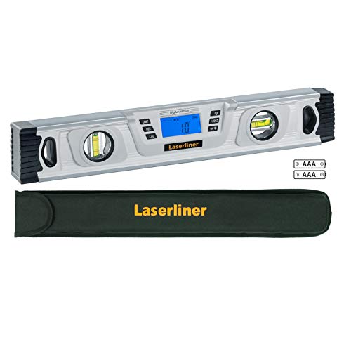 Umarex Laserliner Digitale Wasserwaage DigiLevel Plus 40 (40 cm; 2 x 1,5V LR03 AAA; Referenz-Funktion; ± 1 mm/m genau) 081.250A von Laserliner