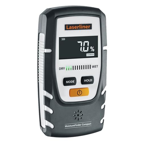 Laserliner Feuchtigkeitsmessgerät, MoistureFinder Compact, Feuchtigkeitsmesser für Holz, Gipsputz und Zementestrich Laserliner Feuchtigkeitsmessgerät, MoistureFinder Compact, Feuchtigkeitsmesser für Holz, Gipsputz und Zementestrich von Laserliner