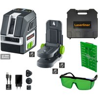 Laserliner - Kreuzlinien-Laser PocketCross-Laser 2G, Grüner Laser mit Zubehör von Laserliner