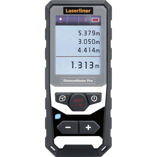 Laserliner Laser Entfernungsmesser DistanceMaster Plus 100m Lasermessgerät mit Digital Connection für Smartphones von Laserliner