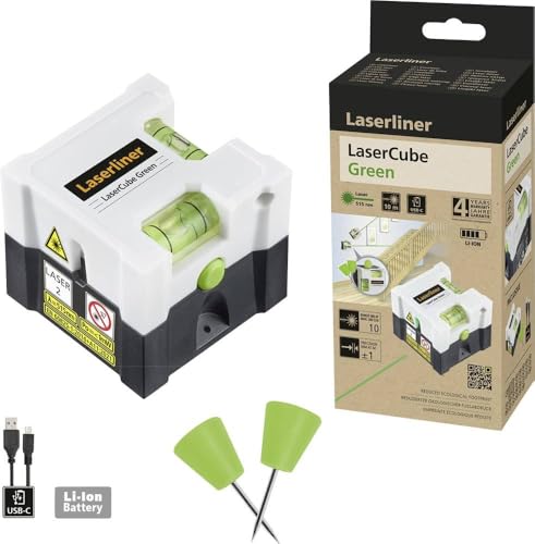 Laserliner LaserCube green Linienlaser Reichweite (max.): 10 m von Laserliner