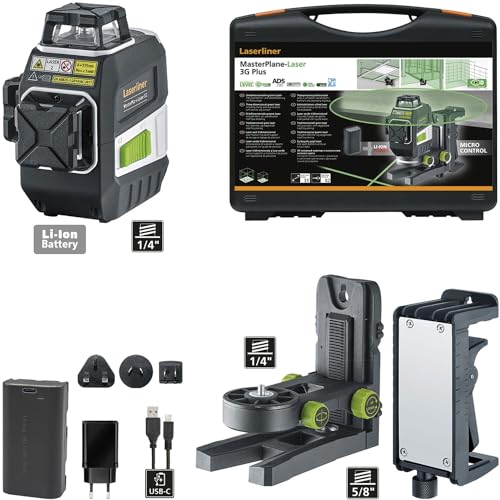 Laserliner MasterPlane-Laser 3G Plus Dreidimensionaler Laser selbstnivellierend von Laserliner
