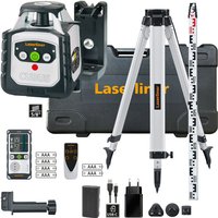 Laserliner - Rotationslaser grün Cubus g 210 s Set inkl. Zubehör von Laserliner
