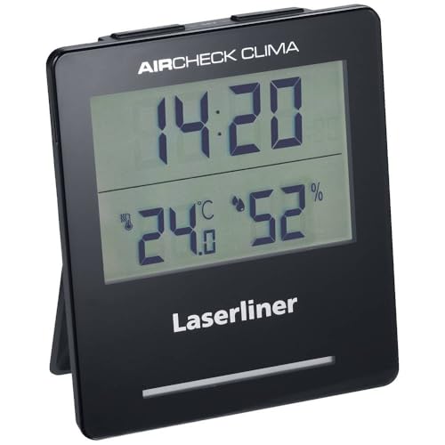 Umarex Laserline AirCheck Clima (ermittelt präzise Umgebungstemperatur und Relative Luftfeuchte, speichert minimale und maximale Klimawerte) 082.431A von Laserliner