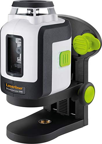 Umarex Laserliner SmartLine-Laser G360 Linienlaser (horizontale + vertikale Laserlinie, grüner Laser, integrierter Handempfänger-Modus für Außenanwendungen) 081.190A von Laserliner