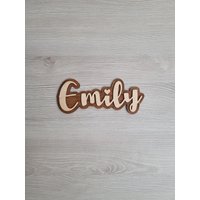 Personalisierter Schriftzug Aus Holz Türschild Für Kinderzimmer Wunschname Holzschild Namensschild Personalisierter Schriftzug Aus Holz Türschild Für Kinderzimmer Wunschname Holzschild Namensschild von LasermasterOK