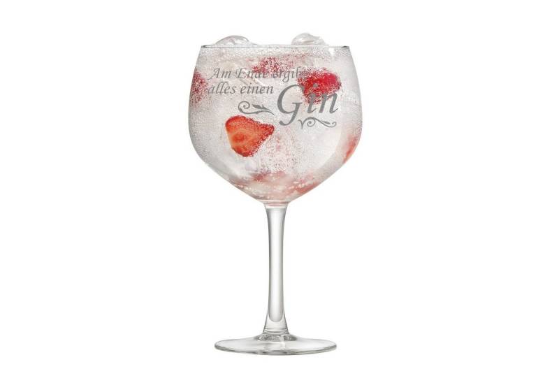 Lasernauten Cocktailglas Gin Glas mit Gravur 630 ml Cocktailglas Ginglas Gin Gläser mit Spruch von Lasernauten