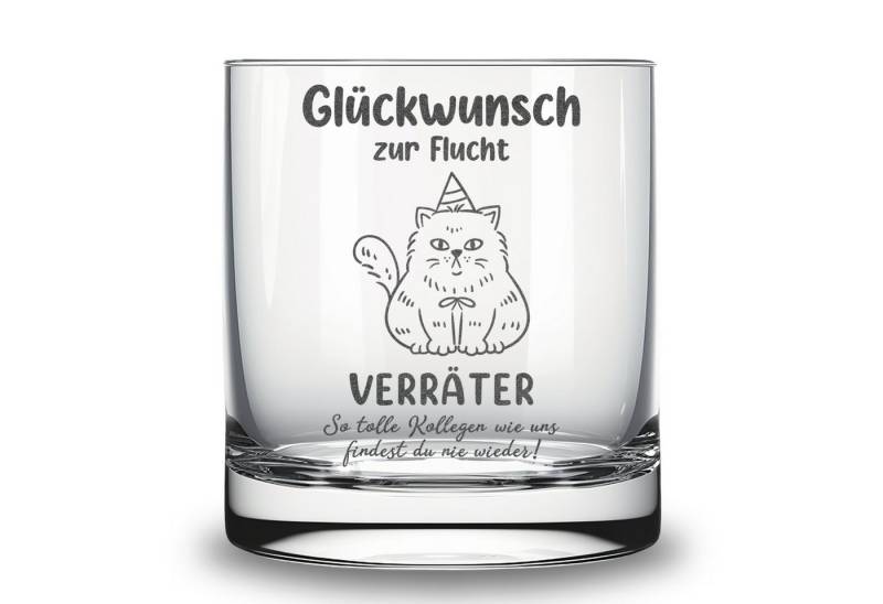 Lasernauten Whiskyglas Glas mit Gravur zum Abschied Kollegin Kollege Geschenk Verabschiedung von Lasernauten