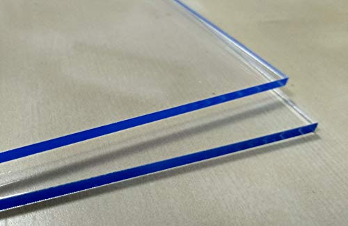 Laserplast Acrylglas transparent 6mm A5 DINA5 (148 x 210 mm) - Methacrylat - Verschiedene Größen (100 x 100, 100 x 70, 50 x 50, 30 x 30 usw.) - Platte aus Acrylglas - Transparente Acrylplatte von Laserplast