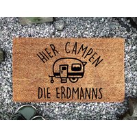 Lustige Türmatte, Camping Fußmatte, Türmatte Für Campingliebhaber von LaserschmiedeAllgaeu