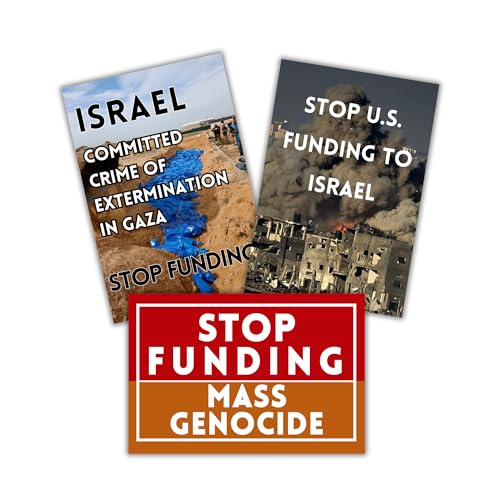 Stop US Funding Israel Anti Trump Protest Signs to Carry at Rallies 30,5 x 45,7 cm Mass Genocide Hands Off Veterans Gaza Extermination Stop US Funding Israel Anti Trump Protest Signs to Carry at Rallies 30,5 x 45,7 cm Mass Genocide Hands Off Veterans Gaza Extermination von Lashicorn