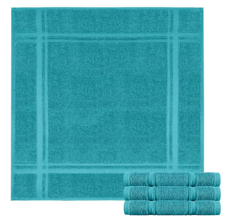 Lashuma Geschirrtuch - Premium, (Spar - Set, 4-tlg., Frottee Küchenhandtücher 50x50 cm), aus 100% Baumwolle, extra saugstarkt und langlebig von Lashuma