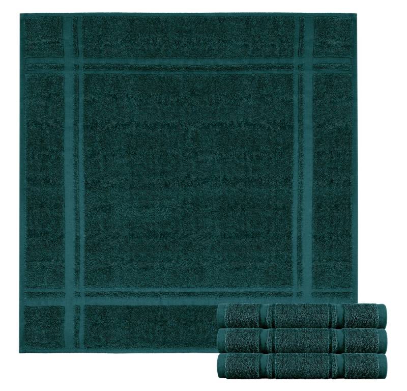 Lashuma Geschirrtuch - Premium, (Spar - Set, 4-tlg., Frottee Küchenhandtücher 50x50 cm), aus 100% Baumwolle, extra saugstarkt und langlebig von Lashuma