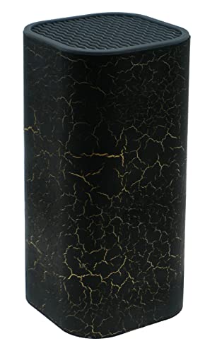 Lashuma Küchenmesser Block groß, Eckiger Messerhalter Motiv: Rauch, Messeraufbewahrung 11x11x23 cm Lashuma Küchenmesser Block groß, Eckiger Messerhalter Motiv: Rauch, Messeraufbewahrung 11x11x23 cm von Lashuma