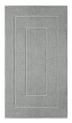 Lashuma London Saugfähige Duschmatte, Waschbar Weiche Vorleger Grau - Stein, 50x90 cm, von Lashuma