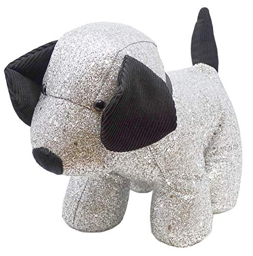 Lashuma Türsack Charly, Bodenstopper Hund, Türhalter Grau glitzernd, Höhe: 20 cm von Lashuma