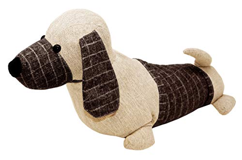 Lashuma Türstopper Hund Beige, Deko Türhalter für Wohnzimmer - Balkon, Türpuffer Höhe: 23 cm von Lashuma