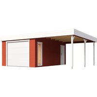 LASITA MAJA Garage "Bahamas", (Set, Mit zusätzliche Eingang), Garage + Sektionaltor von Lasita Maja