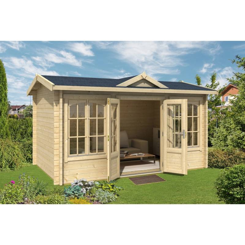 Lasita Maja Gartenhaus Kensington Natur 400 cm x 250 cm Lasita Maja Gartenhaus Kensington Natur 400 cm x 250 cm von Lasita