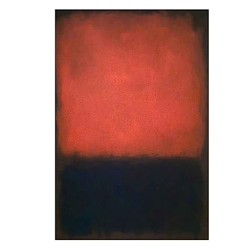 Lasite Mark Rothko Leinwandbilder Abstrakt Kunstdruck Bilder Reproduktion Leinwanddruck Bilder Leinwand Gemälde Wanddekoration Wandbild(Ungerahmt,（50x70cm） 20x28inch) von Lasite