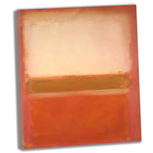 Lasite Mark Rothko Leinwandbilder Bild Wandbild Kunstdruck Wanddeko Wand Wohnzimmer Schlafzimmer zu drucken für Heimbüro Kann aufgehängt werden(Gerahmt,（60x72cm） 24x28inch) von Lasite