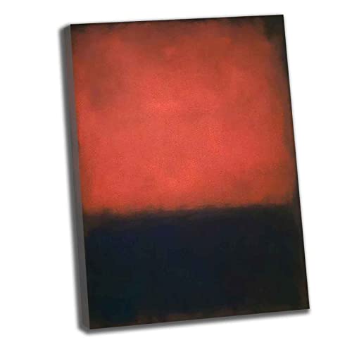 Lasite Mark Rothko Leinwandbilder Bild Wandbild Kunstdruck Wanddeko Wand Wohnzimmer Schlafzimmer zu drucken für Heimbüro Kann aufgehängt werden(Gerahmt,（70x98cm） 28x39inch) von Lasite